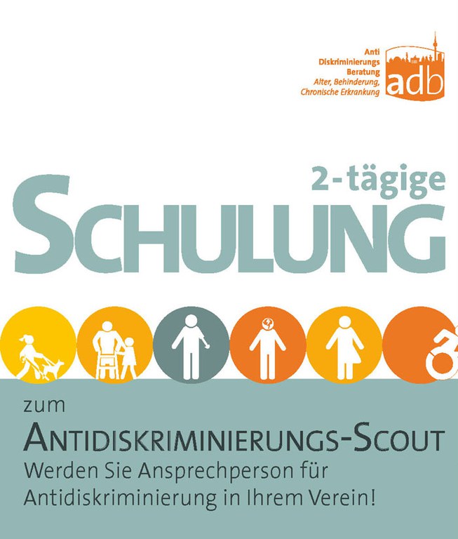 Flyer zur Schulung zum Antidiskriminierungs-Scout 2024